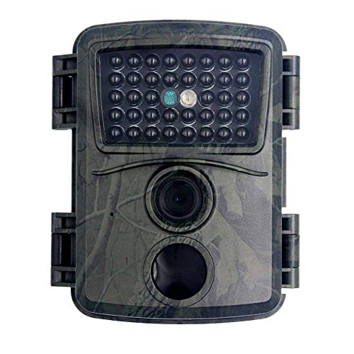 Cámara Trail Cámara impermeable 12MP 1080P para vida silvestre con sensores infrarrojos y rango de detección de 90 ° Cámara de visión nocturna activada por movimiento al aire libre para monitoreo de