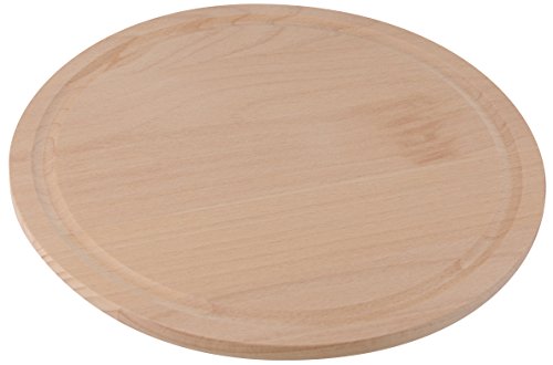 Fackelmann 31620 tablero de Vesper, diámetro, 24 cm, tablón de madera de haya