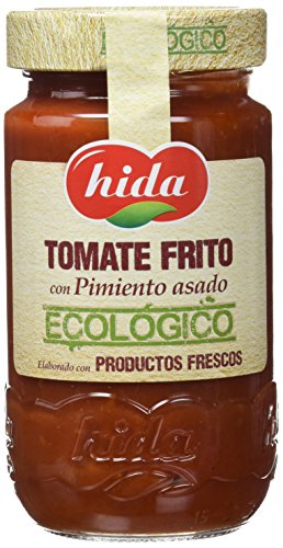 Hida Tomate Frito con Pimiento Asado Ecológico - Paquete de 6 x 350 gr - Total: 2100 gr