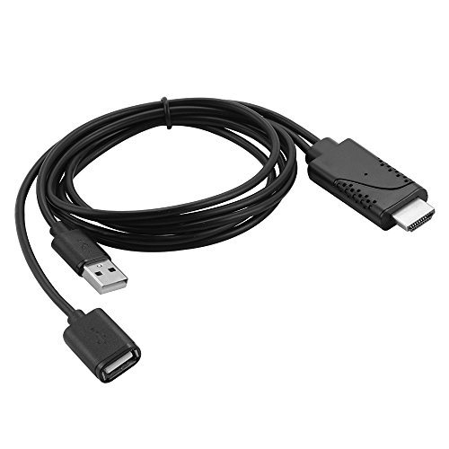 Kreema 1080P USB hembra a HDMI Cable de adaptador de video HDTV macho para Android iOS iPhone 7 / 7plus / 6s 6 mas Samsung Galaxy S8