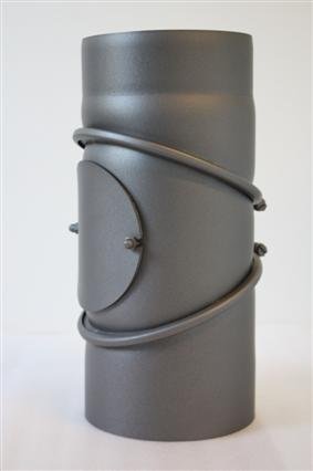 KS24 288 - Tubo para extracción de humos (con puerta, diámetro de 200), color gris