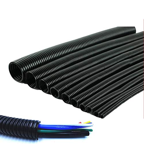 Manguitos de cable, tubo corrugado de 1 M, tubo corrugado de automóvil, tubo aislado, mazo de cables, carcasa corrugada, 6.5 mm-48 mm