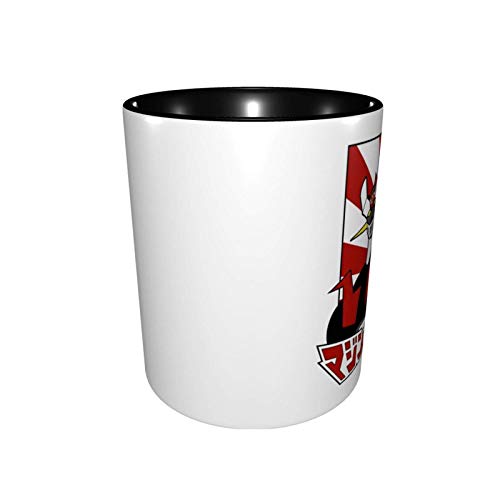 Mazinger Z Taza de cerámica de dos colores a la moda Taza de café Taza de té Estudiante de oficina 330ml`A4Q