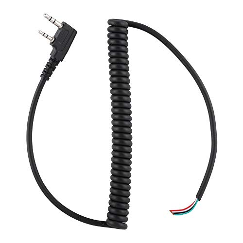 Mini Cable de Altavoz Portátil con Walkie, Micrófono de Altavoz de Mano Micrófono Talkie para Baofeng UV5R para Kenwood TK-240 para Micrófono de Mano Linton