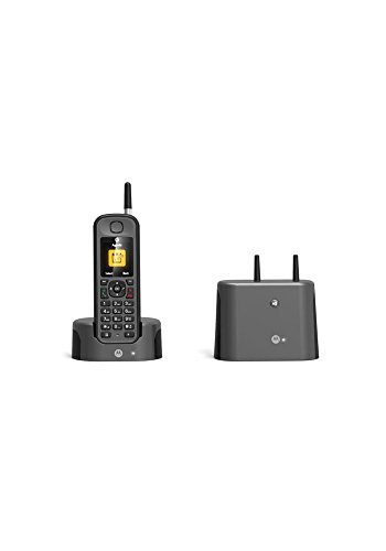 Motorola MOT31O201N - Teléfono inalámbrico DECT, Color Negro