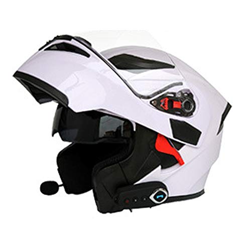 NF Bluetooth Integrado en el Casco de la Motocicleta Modular Estándar de Seguridad - Full Face Racing Motorcycle Helmet,A,M