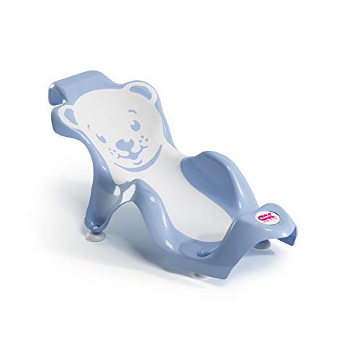 OKBABY - Tumbona de baño Buddy para bebé azul claro