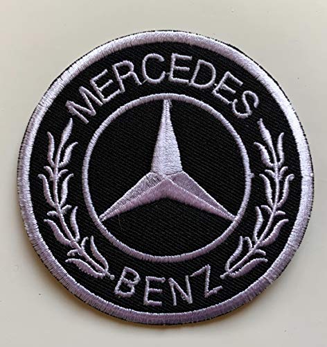 Parche bordado con logotipo de la marca Mercedes Benz para coche, para planchar o coser