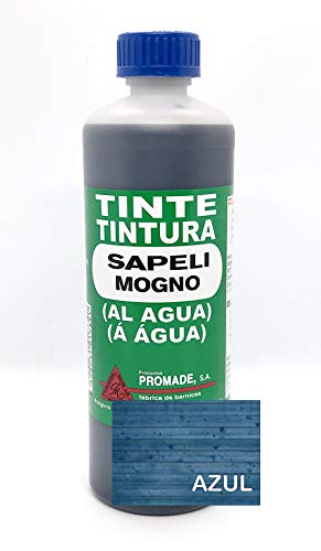 Promade - Tinte al agua para madera 500 ml (Azul)
