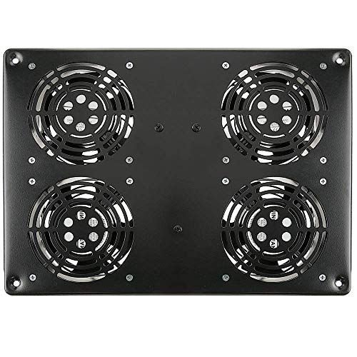 RackMatic - Tapa superior 4 ventiladores para MobiRack MobiRackHQ con termostato