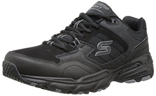 Skechers Zapatillas deportivas Stamina Plus para hombre, negro (Negro), 43.5 EU
