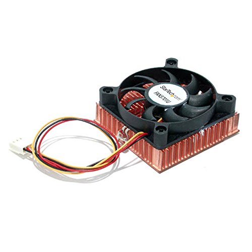 StarTech.com FAN3701U - Ventilador para Socket 7/370 con disipador de Cobre y Conector TX3 (60x10 mm) Color Negro