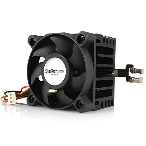 StarTech.com Ventilador para CPU Socket 7/370 de 50x50x41mm con Disipador de Calor y Conectores TX3 y LP4