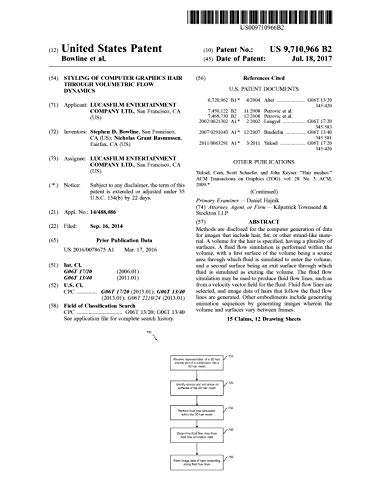 Styling of computer graphics hair through volumetric flow dynamics: United States Patent 9710966 (English Edition)