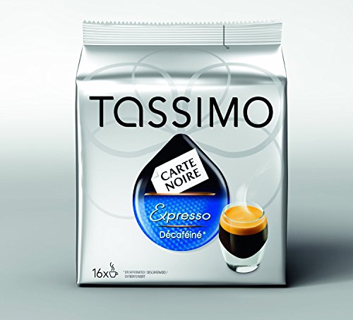 Tassimo - Carte Noire café en la décaféiné 5 Unidades, 5 x 16 t-Discos