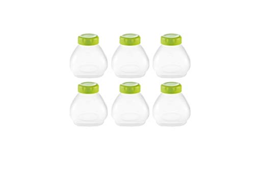 Tefal Multidelices XF102032 - Accesorios yogurtera, plástico, blanco/verde, 200 ml, 6 botellines