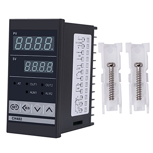 Termostato digital, CH402 AC85-264V Interruptor de alta temperatura Controlador de temperatura PID inteligente de precisión Termostato Relé TC/RTD Controlador de termostato de entrada