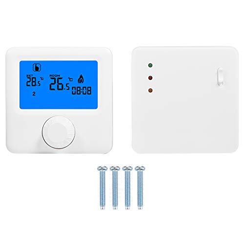Termostato Digital inalámbrico LCD Digital RF Termostato de calefacción inalámbrico Controlador de temperatura para caldera de pared