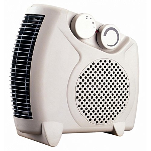 Termoventilador silencioso – Ventilador aire caliente y frio con regulación de temperatura – Termoventiladores para hogar y oficina – Calefactor potente y regulable - color blanco