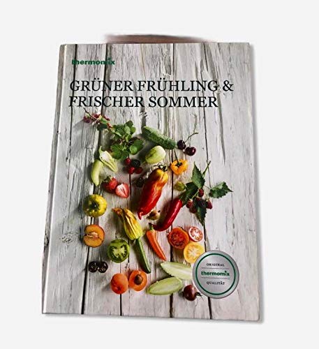 Thermomix Libro original Vorwerk TM5 TM6, libro de cocina verde primavera y verano fresco