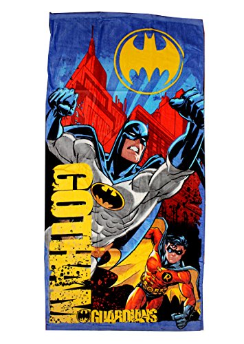 Toalla de playa Batman DC, Guardianes de Gotham, 70 x 140 cm