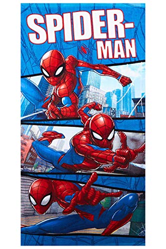 Toalla de playa Marvel Spider-Man toalla para niños diseños diferentes 70 x 140 cm, 100% algodón (Spider-Man Moon)