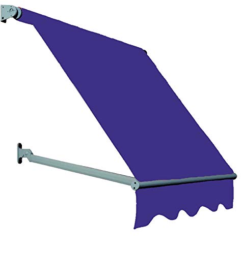 Toldo de caída reforzada con voladiza y brazos ajustables a 180°, tela o PVC Parà Tempotest disponible en varios tamaños y colores (300, proyección 120 cm).