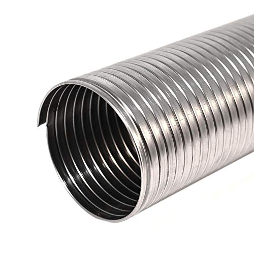 Tubo flexible corrugado de acero inoxidable para chimenea (DN 150 mm L 1 m)