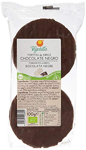 Vegetalia, Tortita de Maíz (Chocolate negro) - 12 de 100 gr. (Total 12000 gr.)