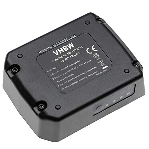 vhbw Batería compatible con Hilti PR 30-HVSG A12, SF 2-A, SF 2H-A, SFD 2-A, SID 2-A, SL 2-A12 herramientas eléctricas (2000mAh 10,8V Li-Ion)
