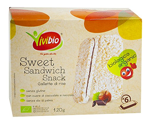 ViviBio - Sandwich arroz relleno crema avellanas - 5621-120gr-Vivibio