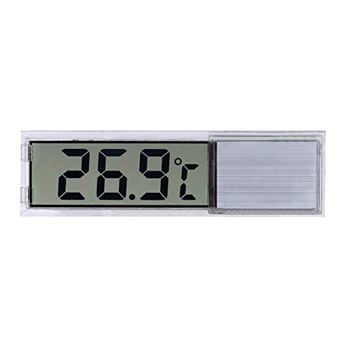 YiGo 1pc electrónico Digital termómetro del Acuario LED Plata inductivo termógrafo precisa del Acuario Termómetro
