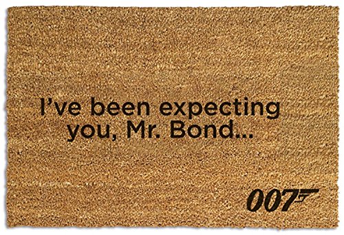 1art1 James Bond 007 - I've Been Expecting You Felpudo Alfombra (60 x 40cm)