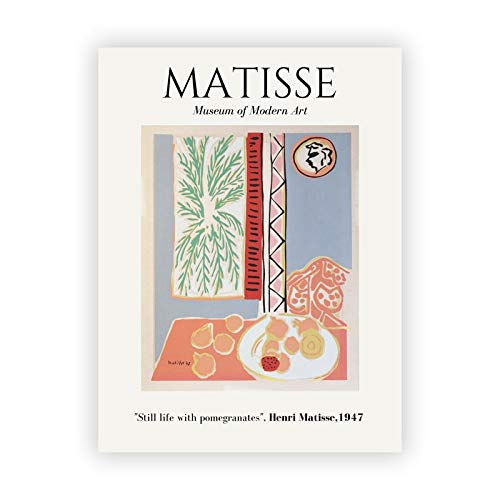 Abstracto Henry Matisse dibujo lineal arte minimalista lienzo pintura cartel retro hogar pintura decorativa sin marco H 50x75cm