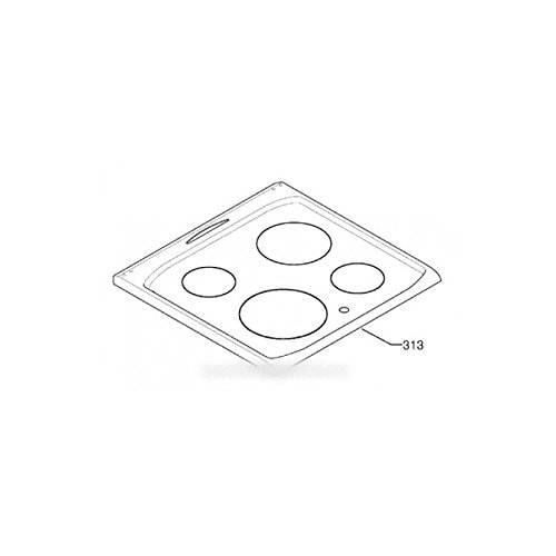 Arthur Martin Electrolux Faure – Parte superior vidrio vitro-ceram para cocina Arthur Martin Electrolux Faure