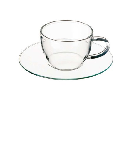 Bohemia Cristal 093/006/028 Piccolo - Juego de Tazas de café con Plato (100 ml, 4 Piezas)