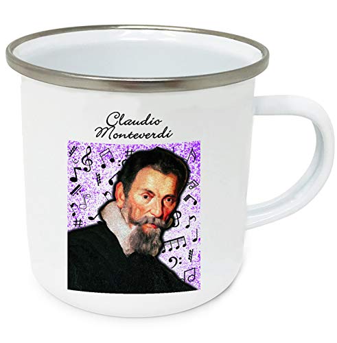Claudio Monteverdi - Taza de café esmaltada, taza de té, enamel Coffee Mug/Tea