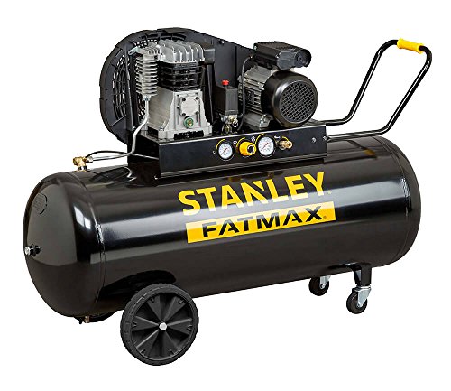 Compresor de aceite transmisión con correa monestadio 200L 3Hp Stanley B 350/10/200 profesional