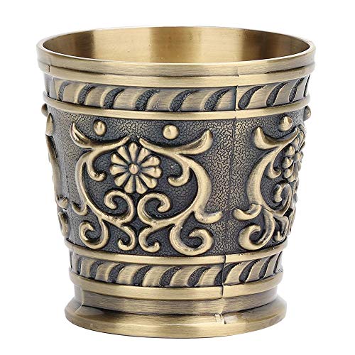 Copas de Vino de Cobre Puro Vintage, Taza de Vino de Vaso, artesanías Antiguas para decoración de Regalos para el hogar