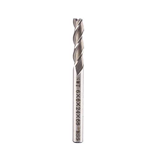 Cortador de fresa de extremo de 3 flautas Broca CNC Herramientas industriales extendidas Broca de CNC HSS de 3 flautas y cortador de fresado de extremo de acero de alta velocidad adicional de aluminio