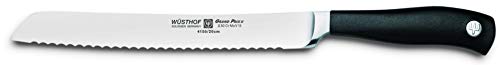 Cuchillo para pan WÜSTHOF, Grand Prix II (4155-7), hoja de 20 cm, cuchillo forjado con filo dentado, apto para lavavajillas, cuchillo afilado