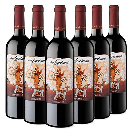 Don Luciano Tempranillo - Vino Tinto D.O. La Mancha - Caja de 6 Botellas x 750 ml
