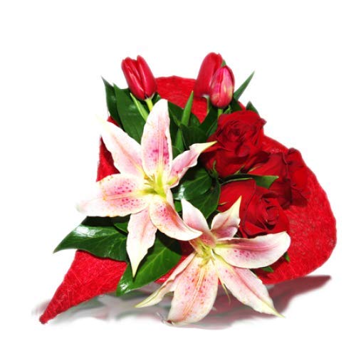 Florclick - Bouquet Corazón- Ramo de flores naturales en 24 horas y envío GRATIS