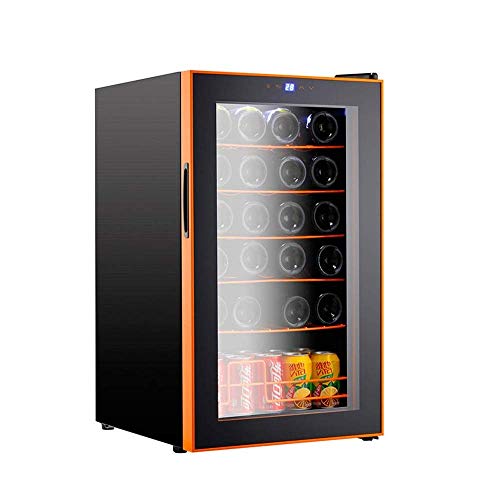 Gabinete de Vino de Aluminio con Temperatura Digital Refrigerador Independiente Puerta de Vidrio Diseño silencioso, Hogar/Bar