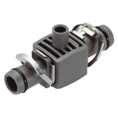 GARDENA Micro-Drip-System T-pieza para boquillas de pulverización, 13 mm (1/2 "): conexión de tubería para la fijación definida de las boquillas de pulverización en el tubo de colocación (8331-20), 5 piezas