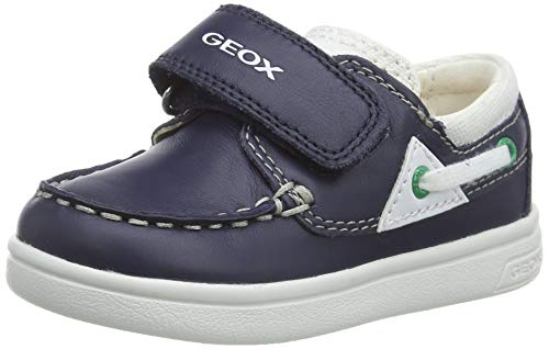 Geox B Djrock Boy C, Mocasines para Bebés, Azul (Navy/White C4211), 27 EU