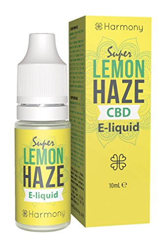 Harmony E-líquido de CBD (más de 99% pureza) - Terpenos de Super Lemon Haze - 30 mg CBD en 10 ml - Sin Nicotina