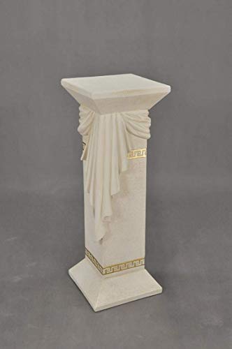 JV Moebel Medusa Columnas Romanas Columnas Mármol Escultura Figura Decoración Stand 1038