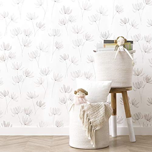 Kenay Home Sweet Wallpaper Papel Pintado, Flores, 0,53x10m(AnchoxLargo)