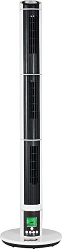 MaxxHome FT-T03DX - Ventilador de columna, eléctrico, ventilador de torre silencioso, mando a distancia, 270 ° y temporizador (9 velocidades)